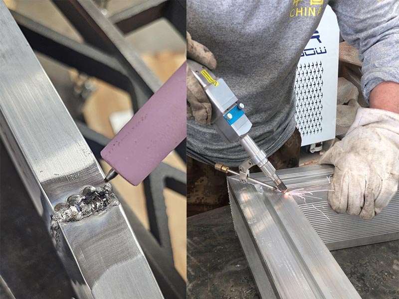 Robotic MIG Welding Mass Processing Service For Aluminum Extrusion Profiles, High Volume Aluminum Weld Fabrication