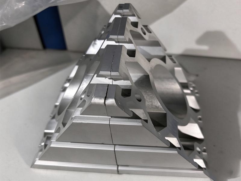 Aluminum Profile 45 Degree Mitre Cutting Processing Service