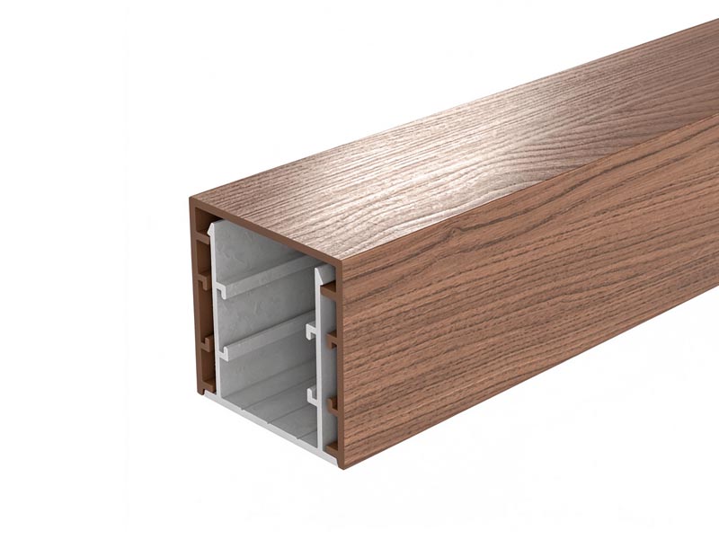 Wood Grain Aluminum Batten for Outdoor Facade Cladding